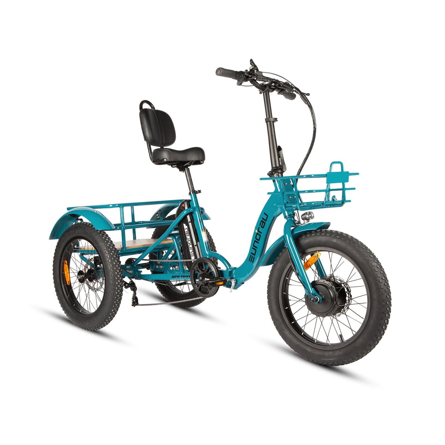 New Trike 2.0 Foldable City Electric Bike 48V 20Ah Samsung Battery 500W Front Motor 60 To 100 Miles Range 20 MPH 32 KMH