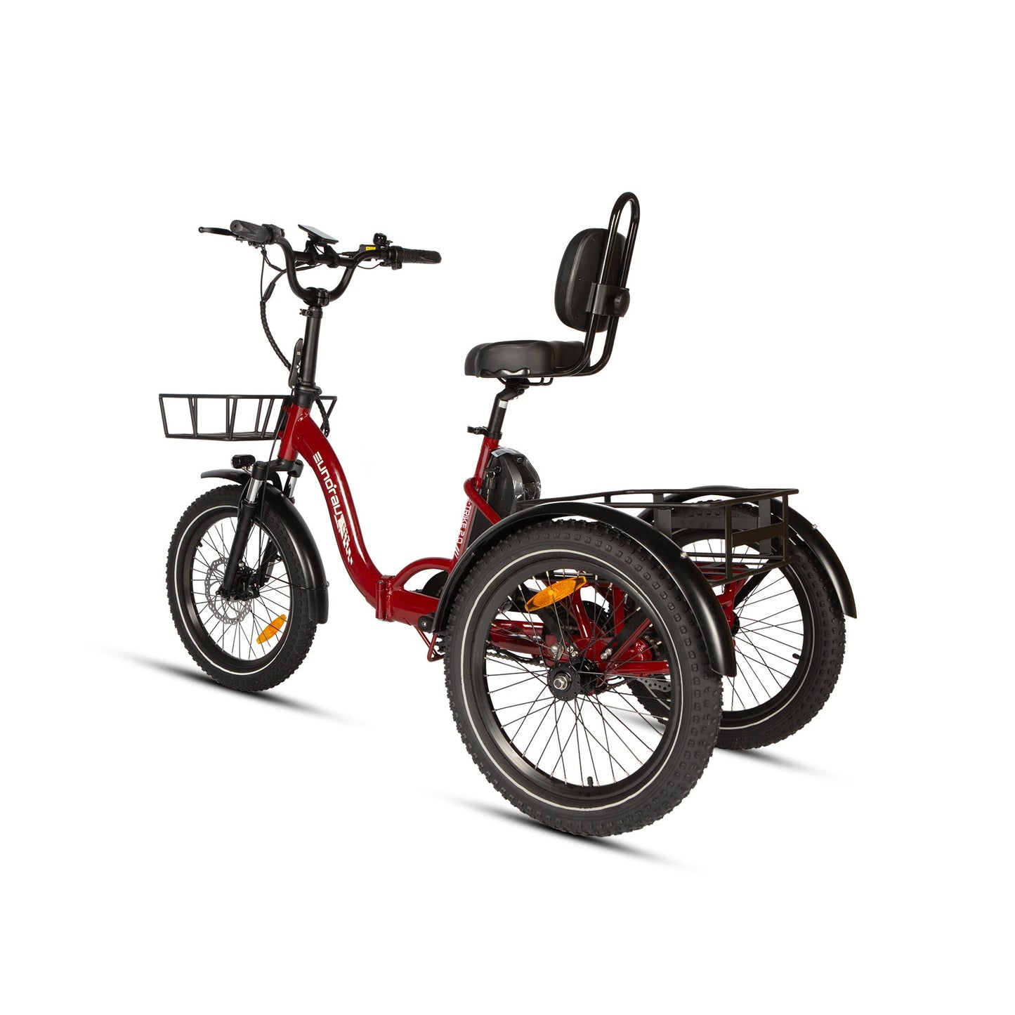 One Trike 2.0 20-Inch Rear Drive Electric Tricycle With 48V 500W Motor, 50 Mile Range, 440 Lb Payload, 20 MPH