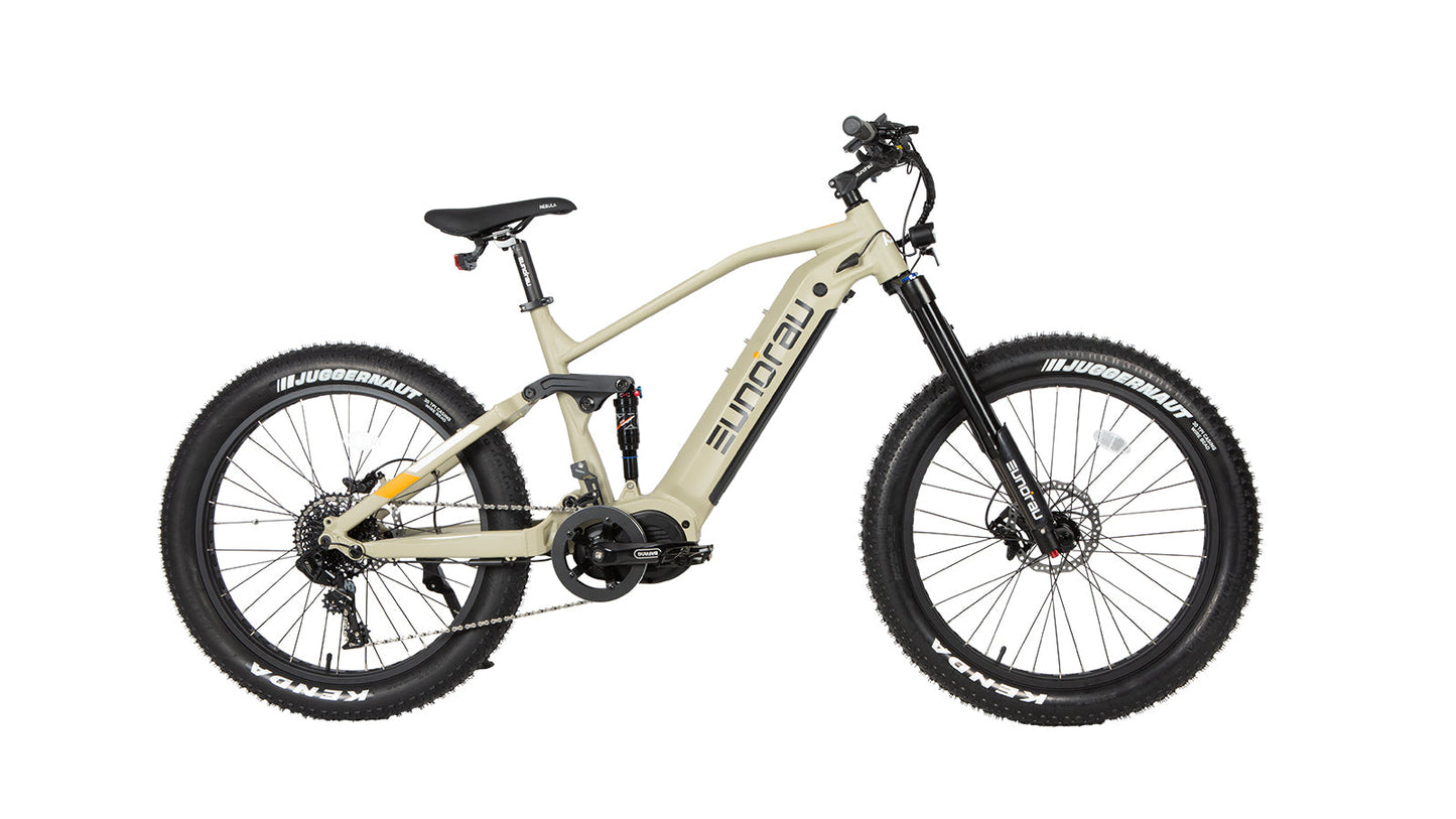 Specter S 3.0 Fat Tire Electric Bike 26 Inch 1000W Mid Motor Dual Battery 48V 17.5Ah Suspension