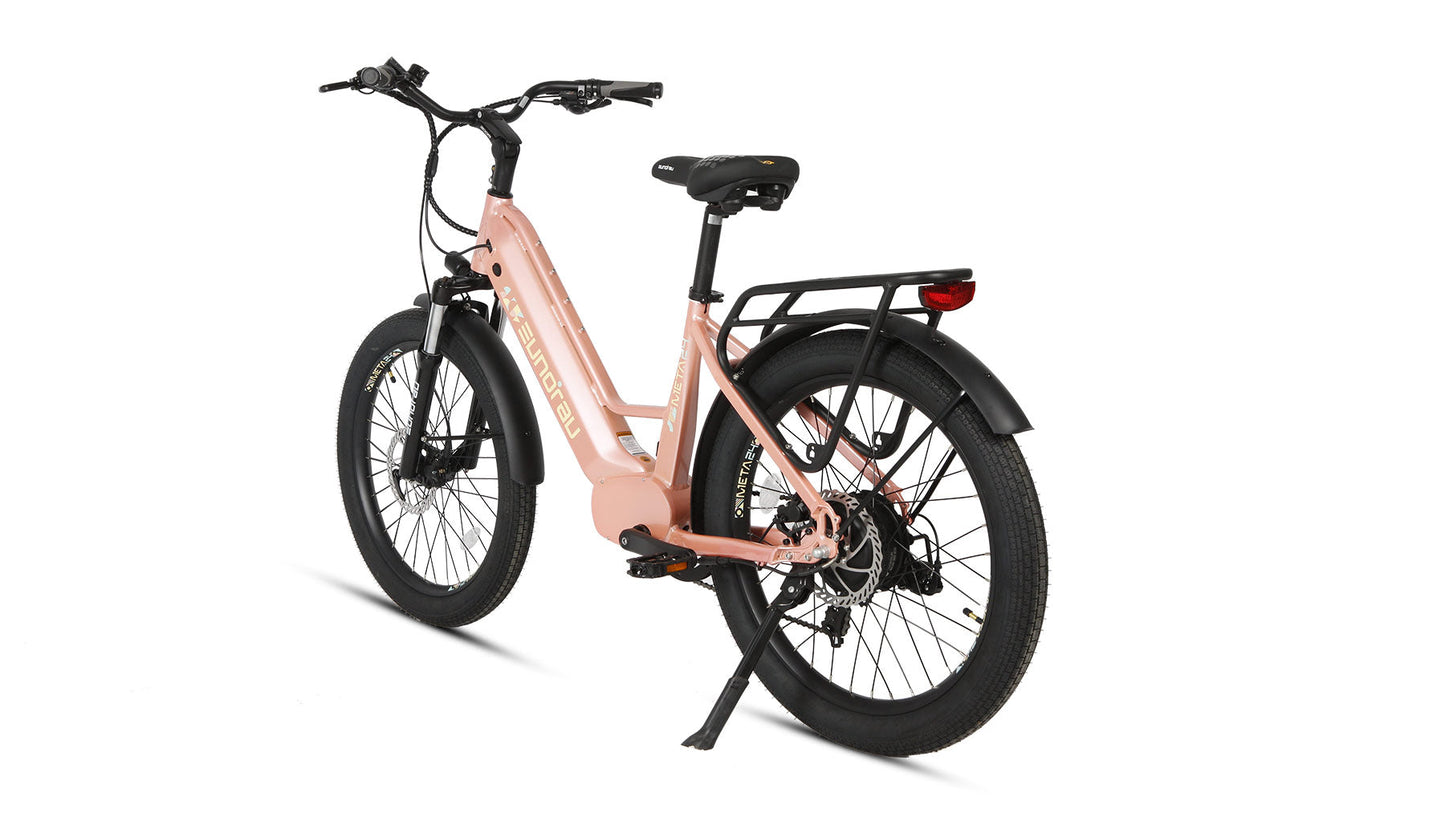 META24 1.0 City Electric Bike With 48V 500W Hub Motor 100 Mile Range Optional Second Battery