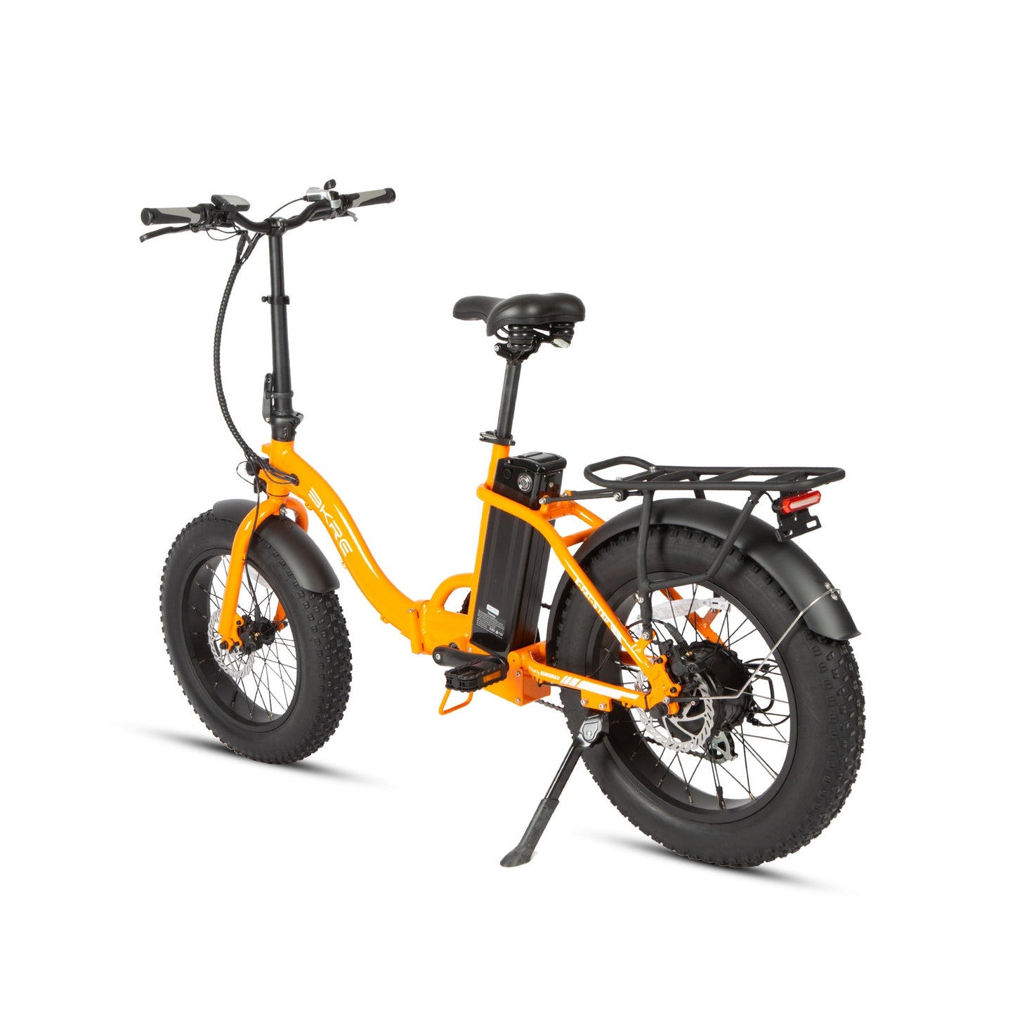 E Fat Step Fat Tire Electric Bike 20 Inch Aluminum Frame 500W Hub Motor 40 To 50 Mile Range Lithium Ion Battery