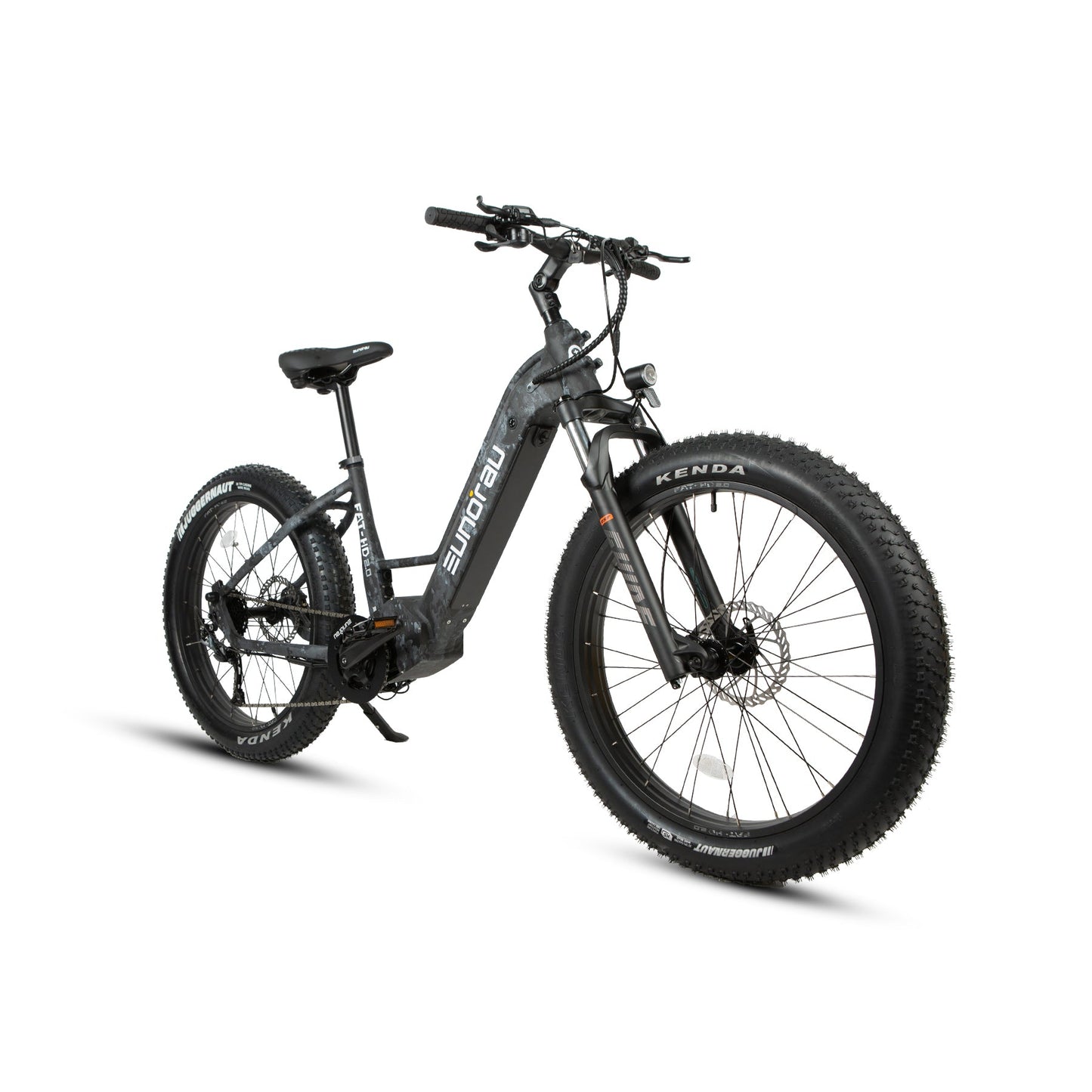 FAT HD 2 Point 0 Hunter X7 26 Inch Fat Tire Electric Bike 1000W Bafang Mid Drive 48V 15Ah Samsung Battery