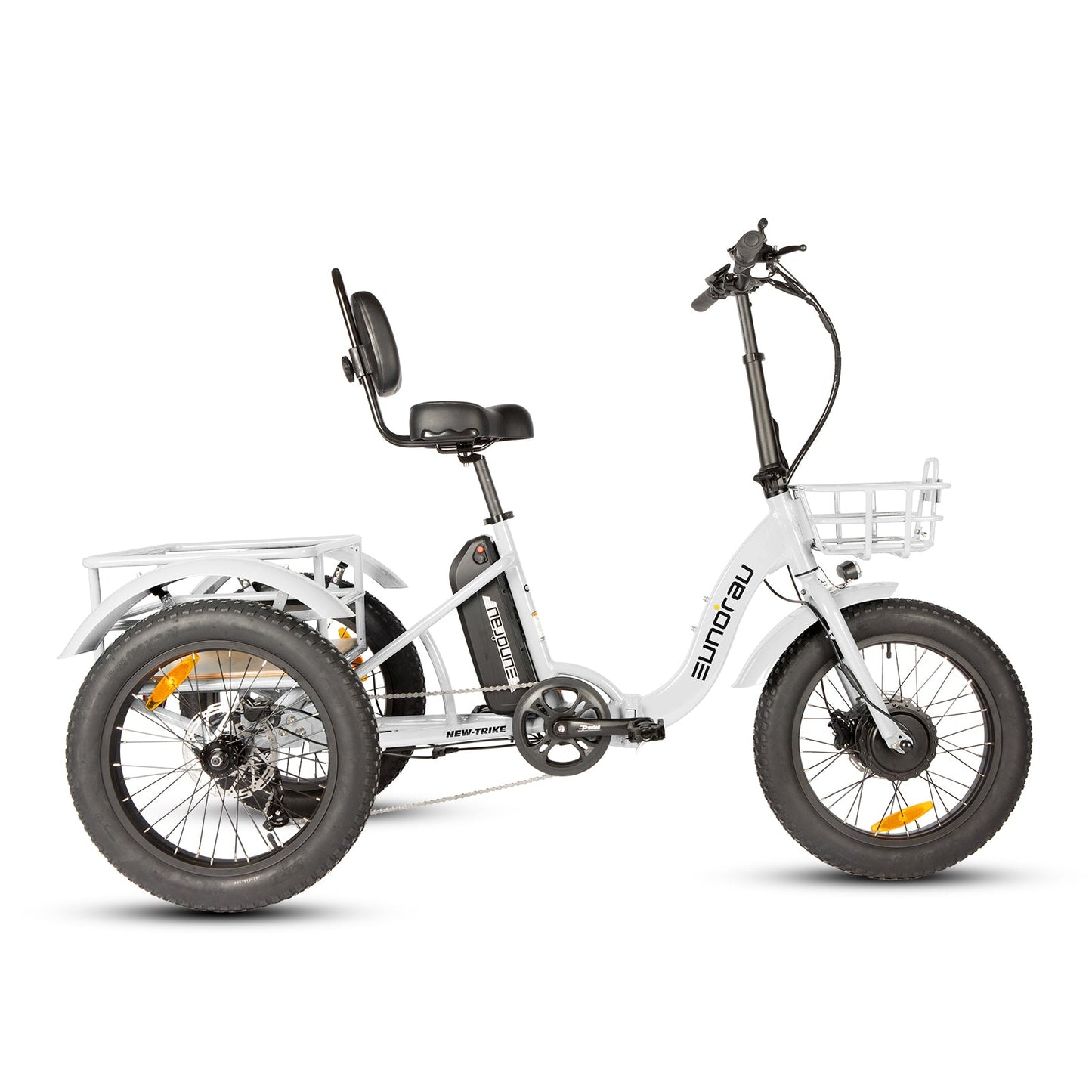 New Trike 2.0 Foldable City Electric Bike 48V 20Ah Samsung Battery 500W Front Motor 60 To 100 Miles Range 20 MPH 32 KMH