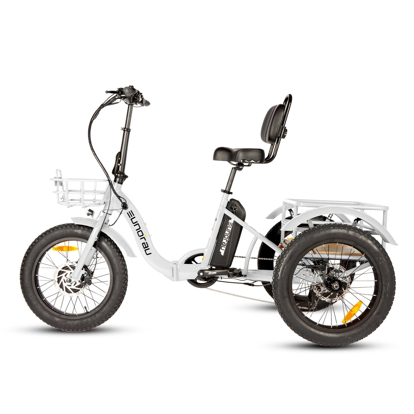 New Trike 2.0 Foldable City Electric Bike 48V 20Ah Samsung Battery 500W Front Motor 60 To 100 Miles Range 20 MPH 32 KMH