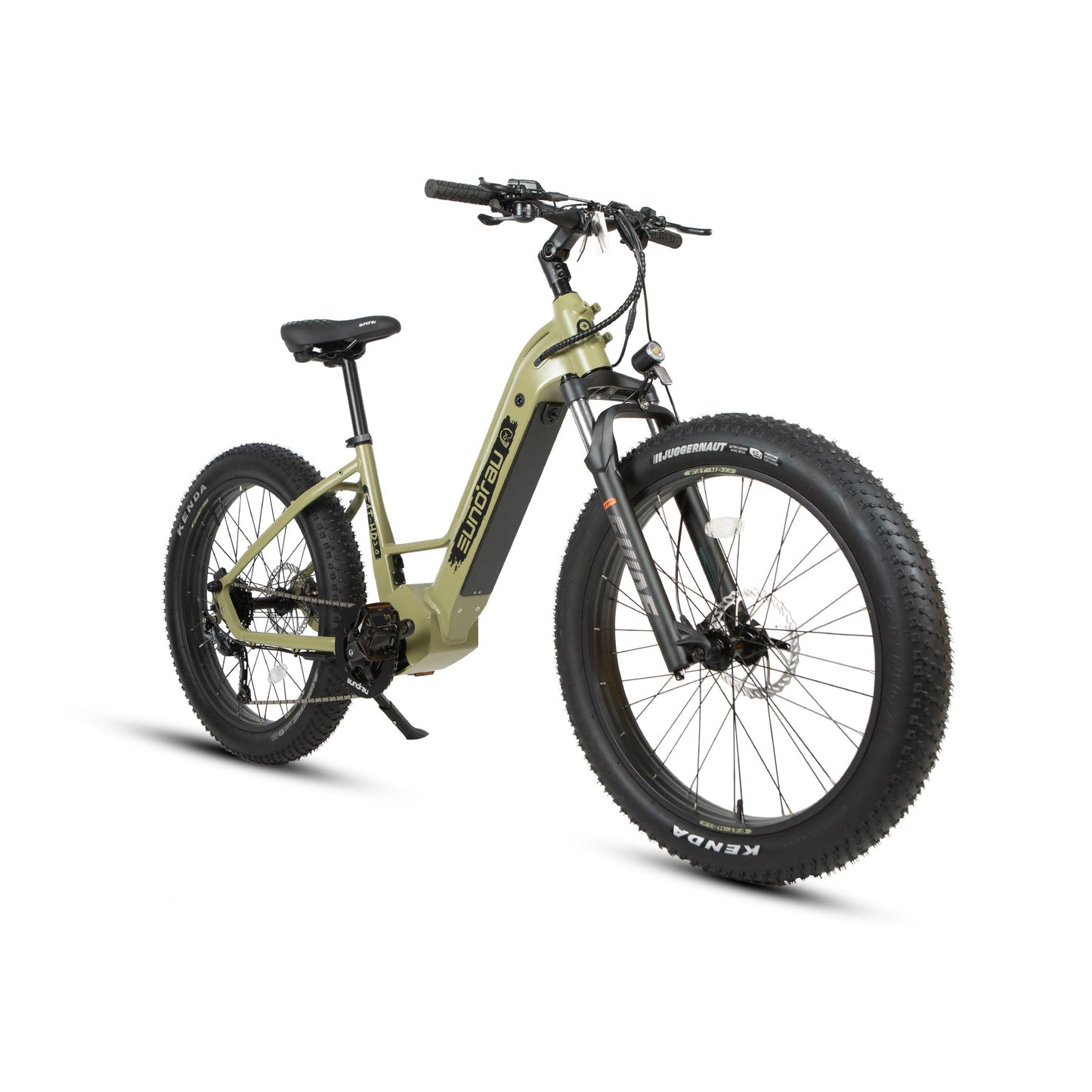 FAT HD 2 Point 0 Hunter X7 26 Inch Fat Tire Electric Bike 1000W Bafang Mid Drive 48V 15Ah Samsung Battery