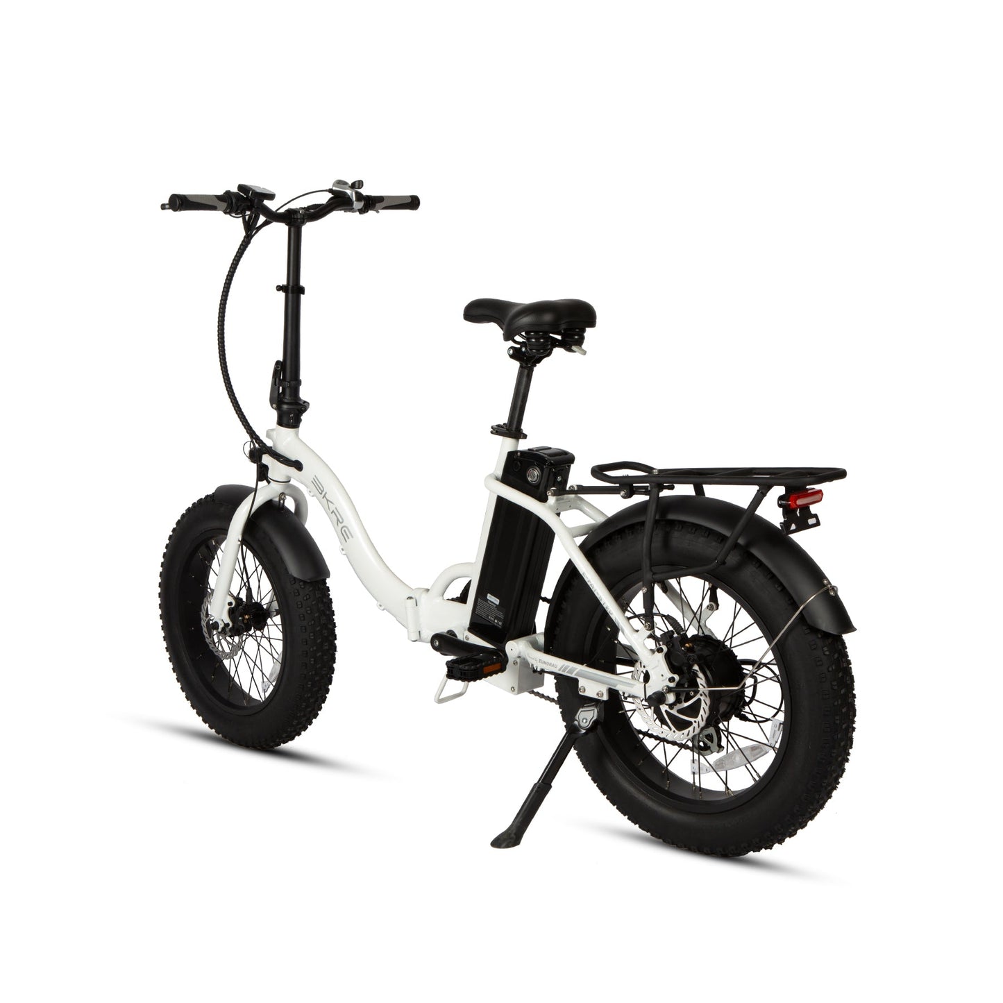 E Fat Step Fat Tire Electric Bike 20 Inch Aluminum Frame 500W Hub Motor 40 To 50 Mile Range Lithium Ion Battery