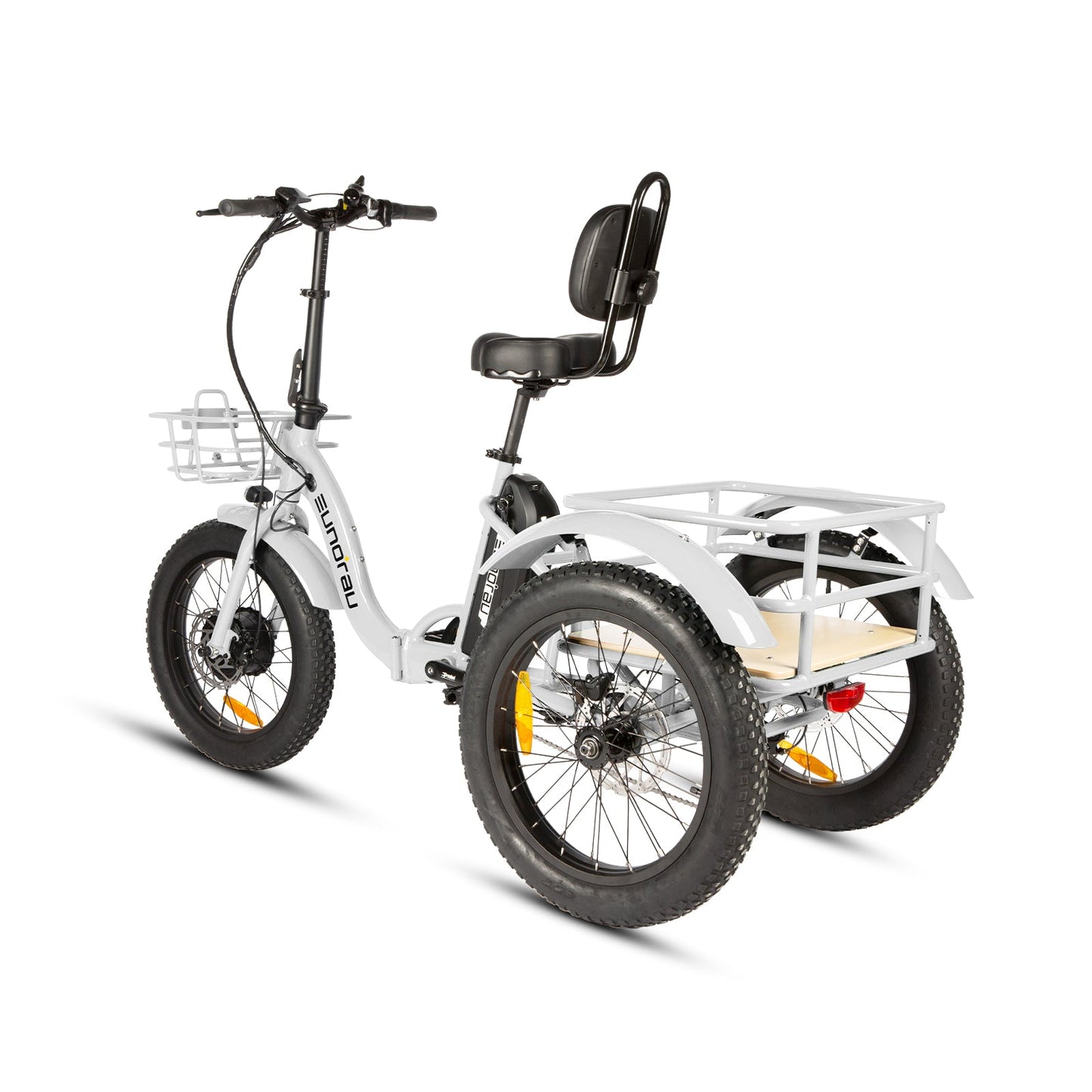New Trike 2.0 Foldable City Electric Bike 48V 20Ah Samsung Battery 500W Front Motor 60 To 100 Miles Range 20 MPH 32 KMH