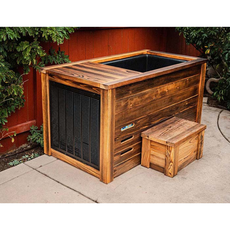 Modern Reform Kooru Cold Plunge Tub — Sustainable Redwood