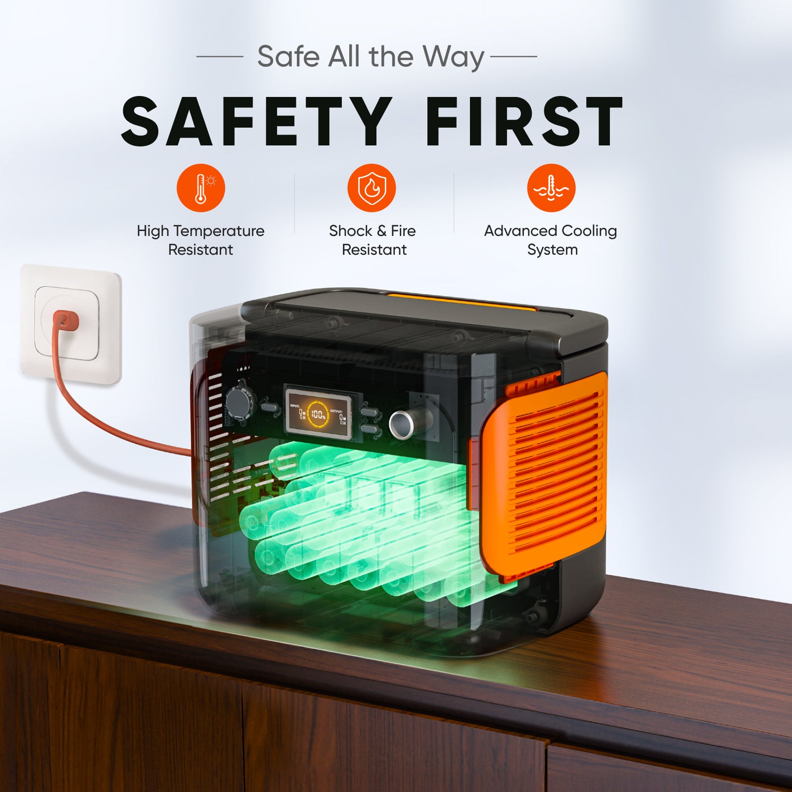 Jackery Explorer 1000 Plus Portable Power Station – 1264Wh | 2000W Output | LiFePO₄ | Expandable Power System