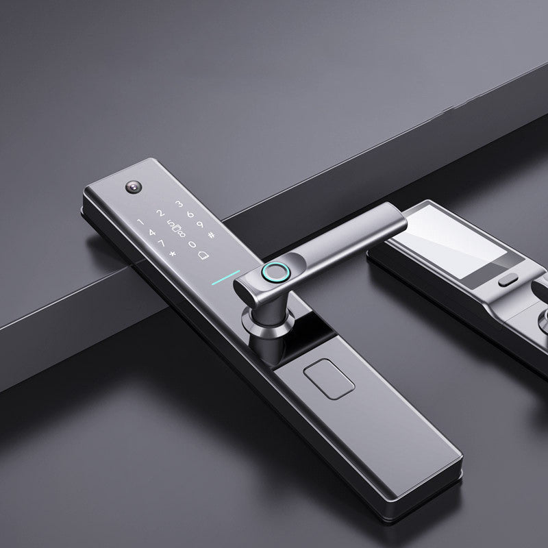 Smart Home Anti-Theft Fingerprint Door Lock – 0.1-Second Recognition, Semi-Automatic Latch, Modern Luxury Finish