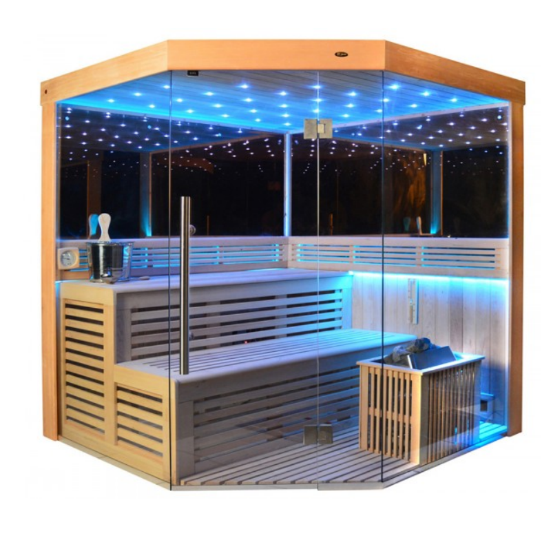 SAUNA EVOLUTION®  Indoor New Exclusive Mirror Steam Sauna Glass 13
