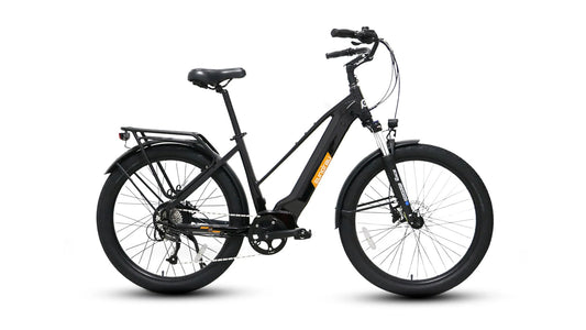 META275 One Point Zero Twenty Seven Point Five Inch City Electric Bike With 500W Hub Motor 20 MPH 35 To 65 Mile Range
