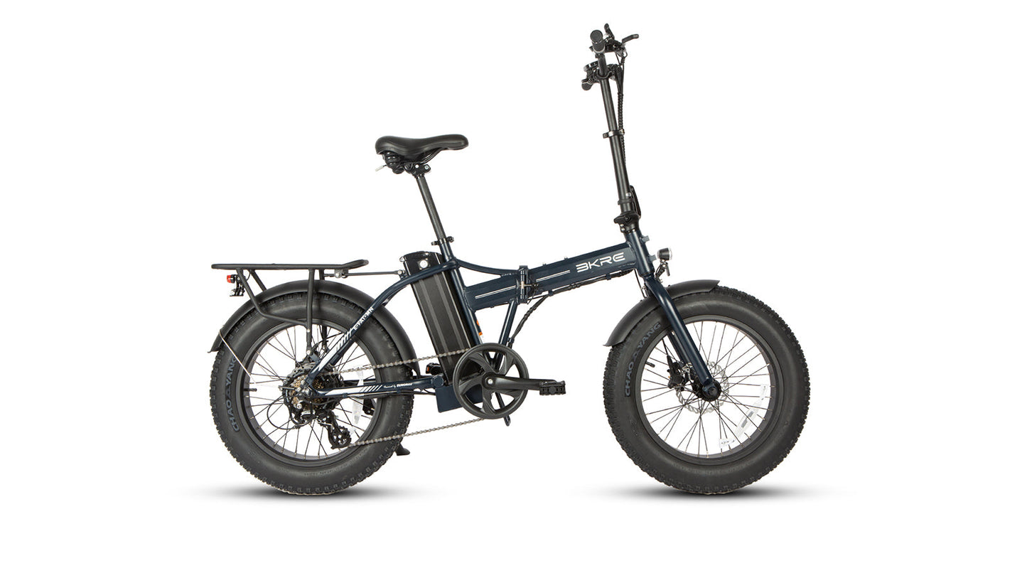 E-FAT-MN 20 Inch Fat Tire Electric Bike 48V 500W Rear Hub Motor Aluminum Frame 40-50 Mile Range 12.5Ah Battery