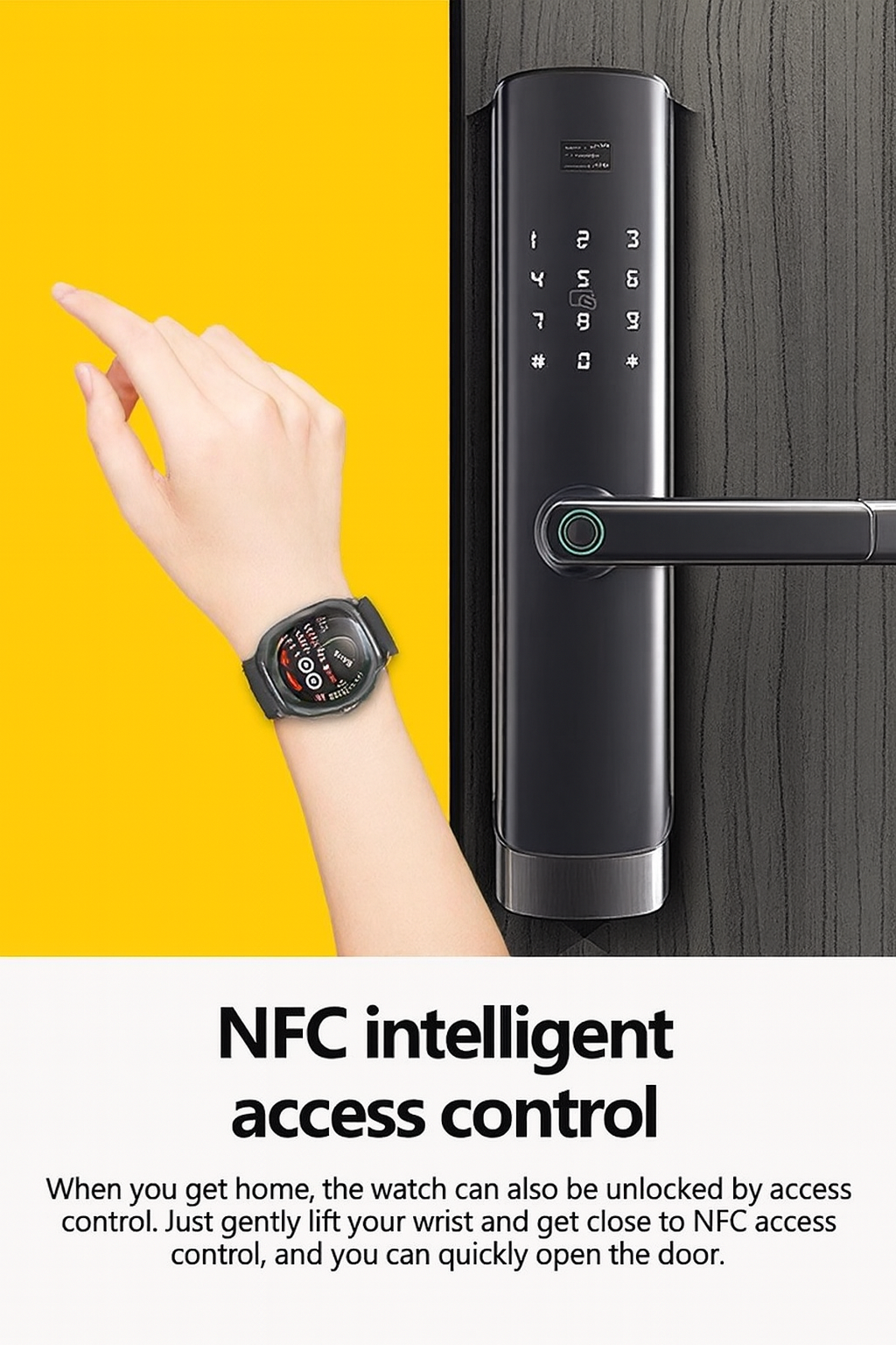 Smart Health Management Watch – ECG + Blood Pressure + NFC