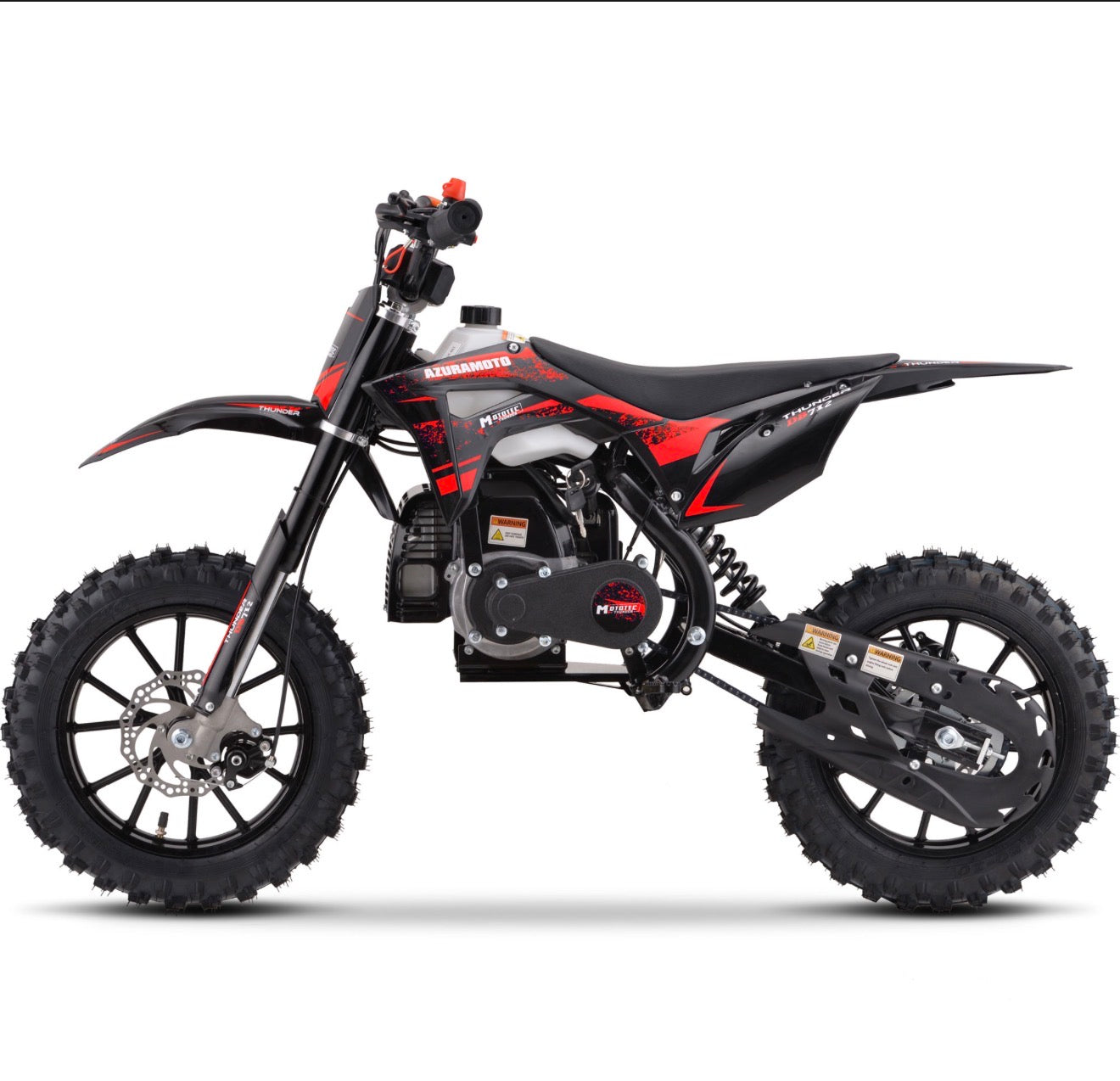 MotoTec Thunder 50cc Kids Gas Dirt Bike – Beginner Off-Road Motorcycle