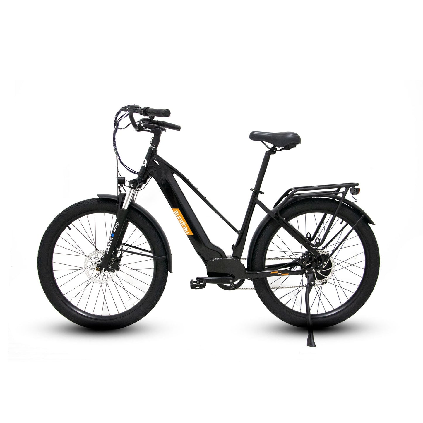 META275 One Point Zero Twenty Seven Point Five Inch City Electric Bike With 500W Hub Motor 20 MPH 35 To 65 Mile Range