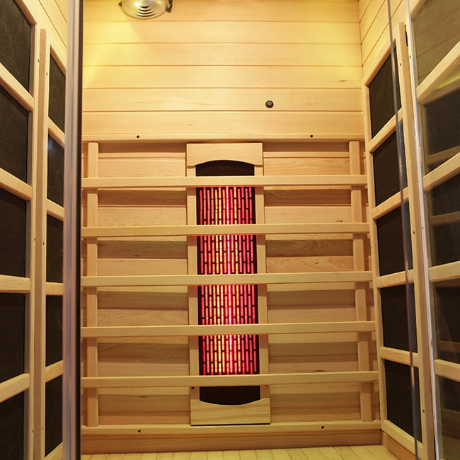 SAUNA EVOLUTION®  Full Spectrum Indoor Solid Wood Sauna Far Infrared 11