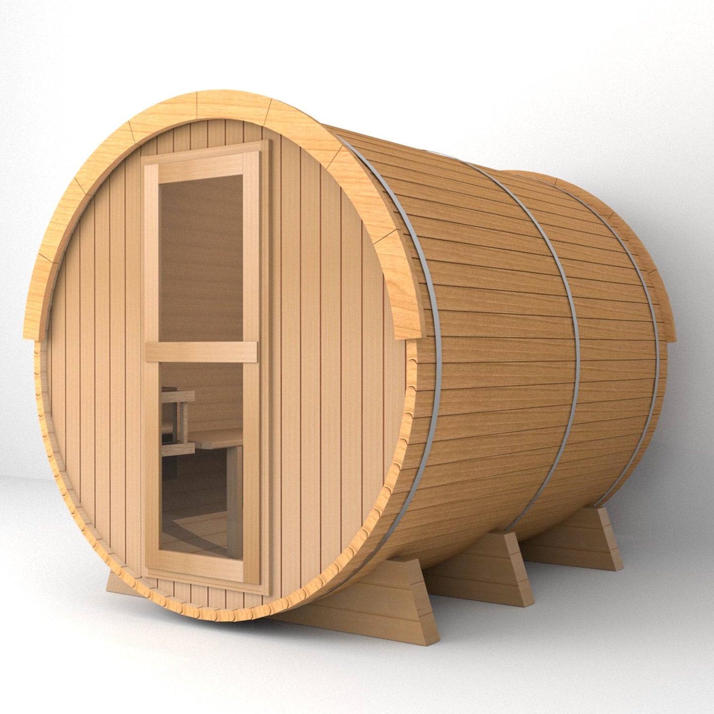 SAUNA EVOLUTION® Barrel Sauna Serenity Nature Air 4