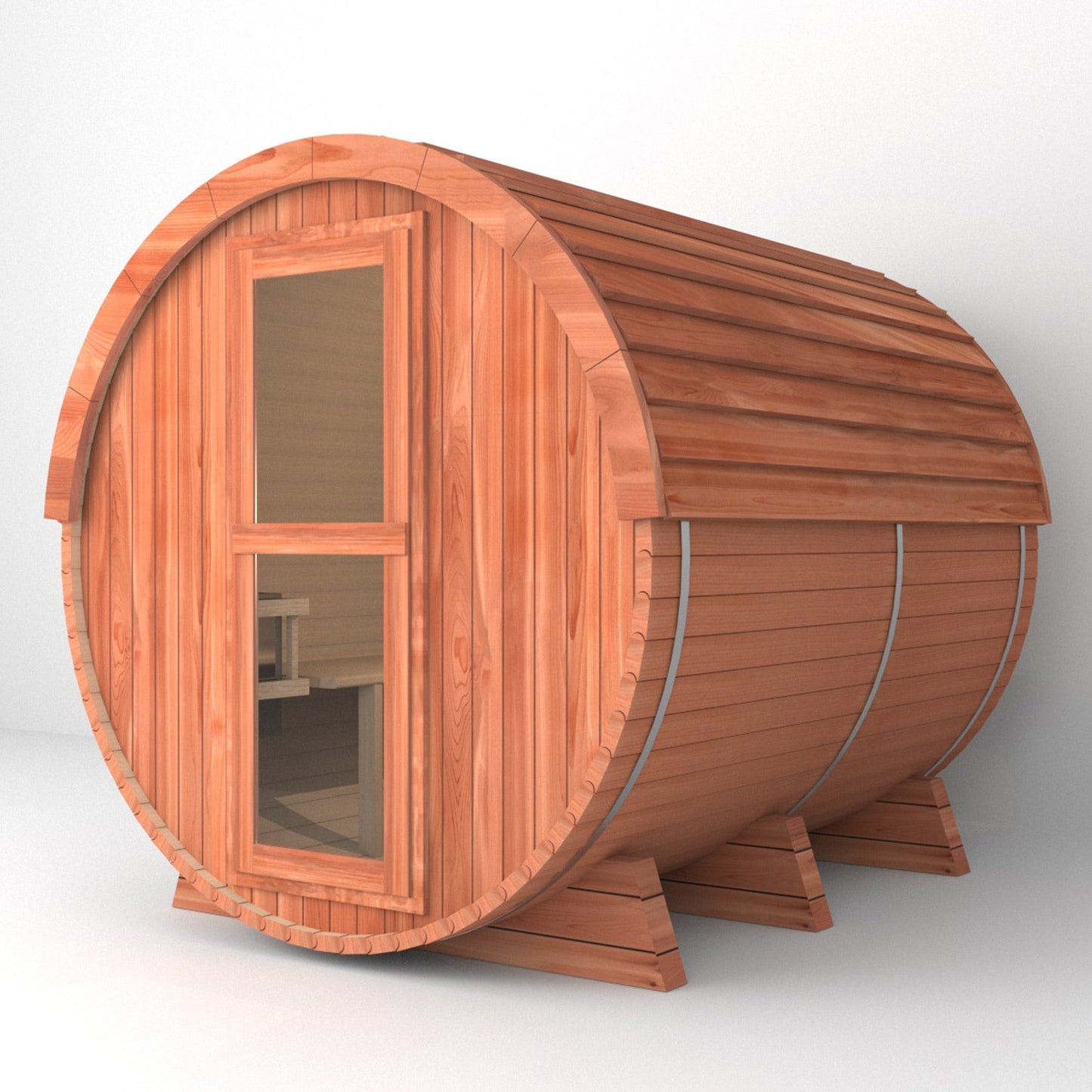 SAUNA EVOLUTION® Barrel Sauna Serenity Nature Air 4