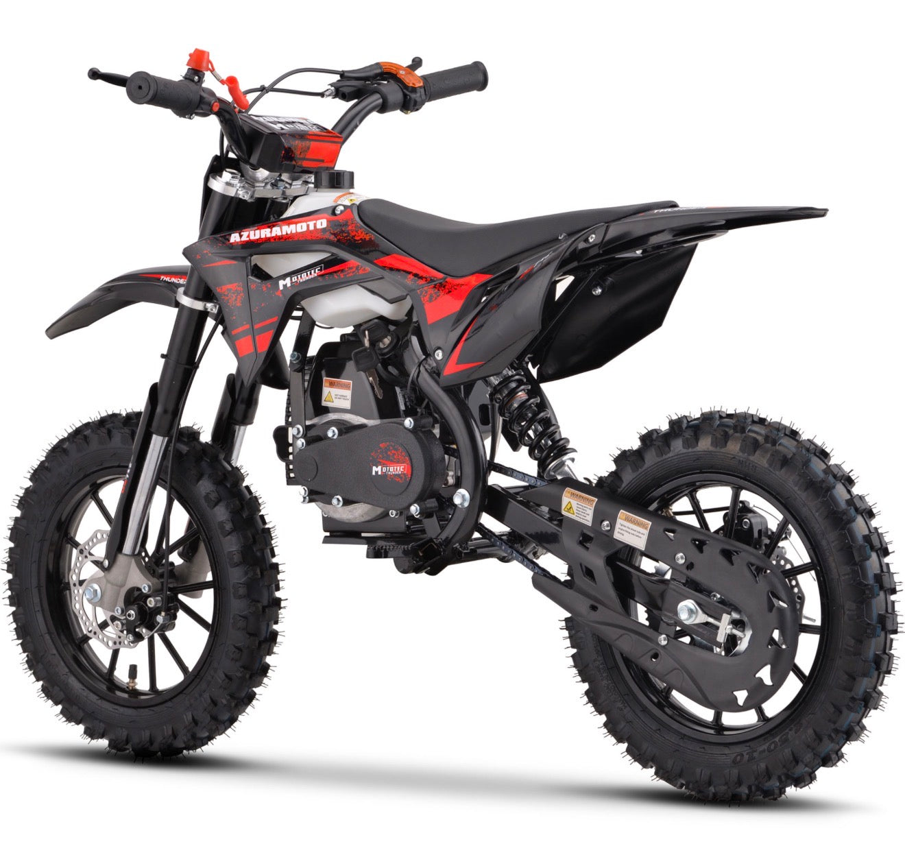 MotoTec Thunder 50cc Kids Gas Dirt Bike – Beginner Off-Road Motorcycle