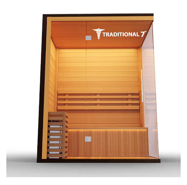 3 Person Home Steam Sauna | Traditional 7™