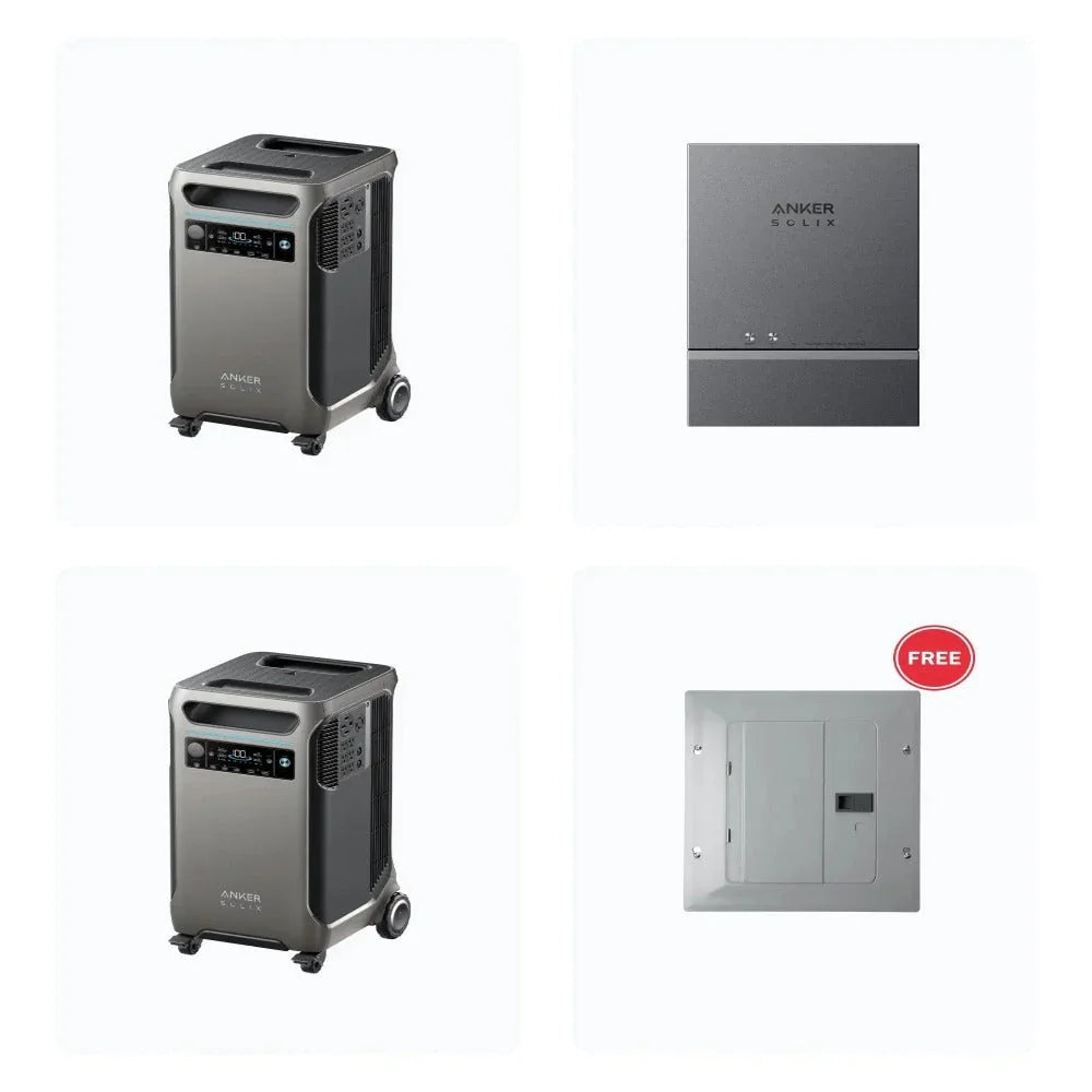 Anker SOLIX F3800 Smart Home Power Kit (With a Free Anker SOLIX F3800 Protective Cover Bag)