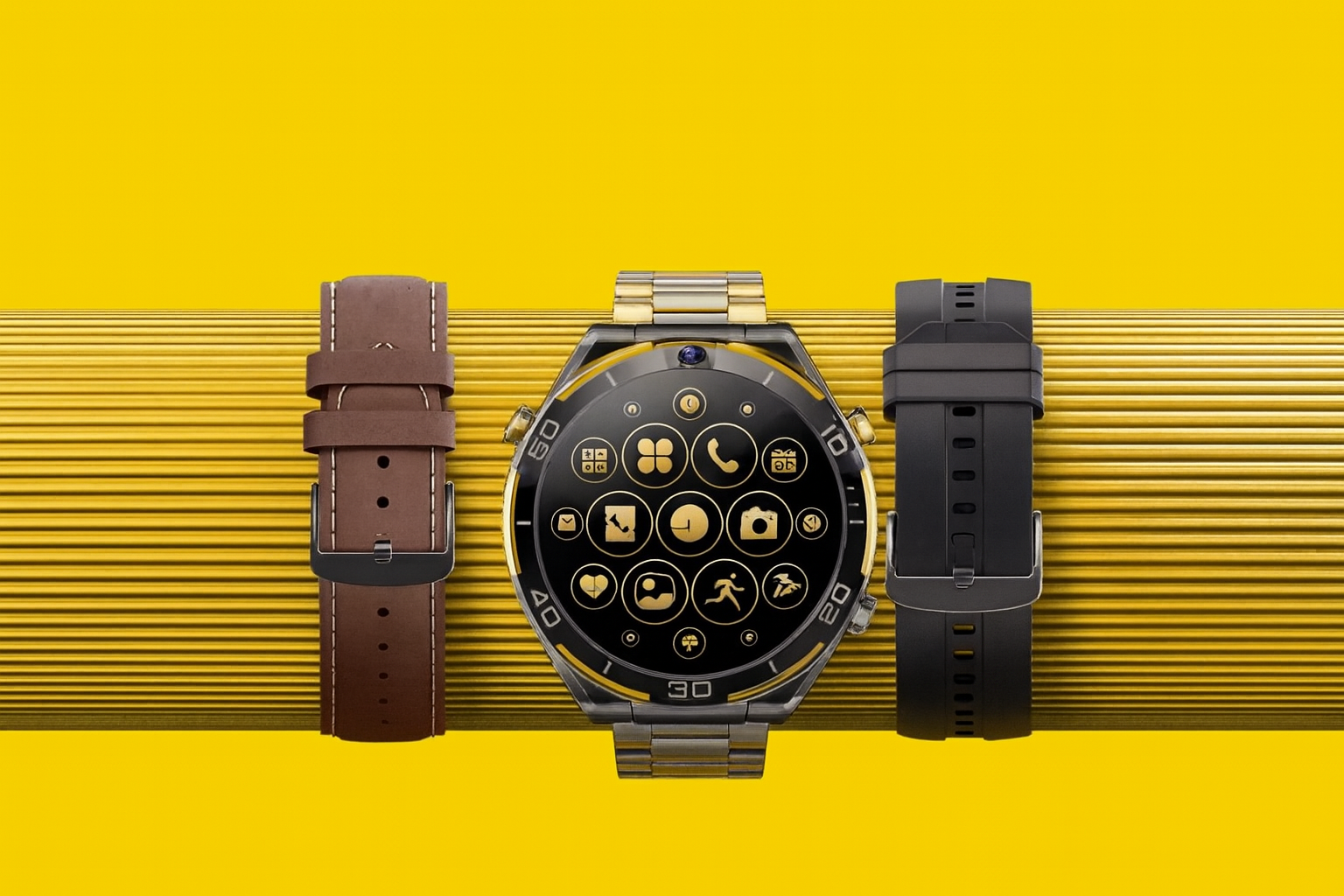 Luxury Android Smartwatch – 5G Dual SIM + Octa-Core + Dual Camera