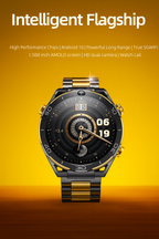 Luxury Android Smartwatch – 5G Dual SIM + Octa-Core + Dual Camera