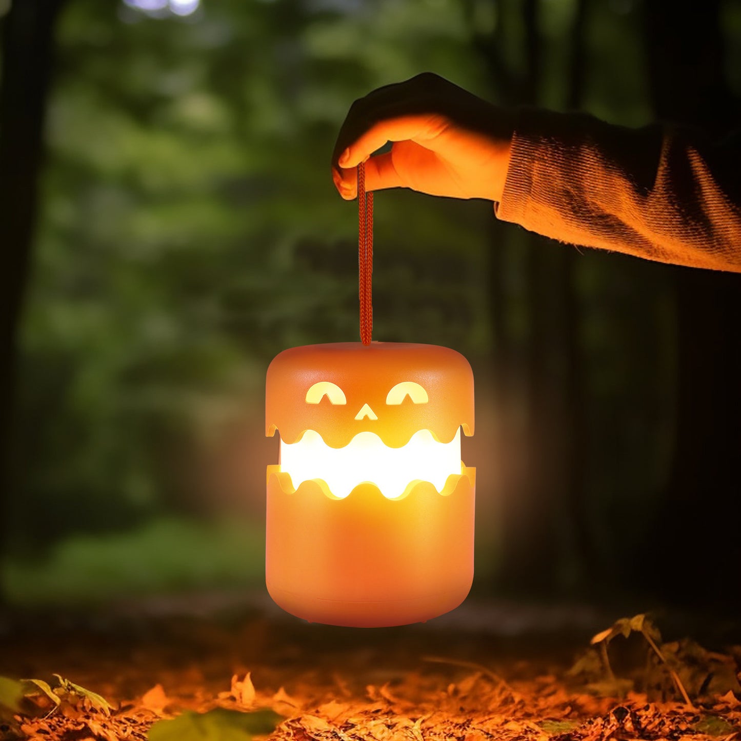 Halloween Pumpkin Lamp Foldable Portable Small Night Lamp