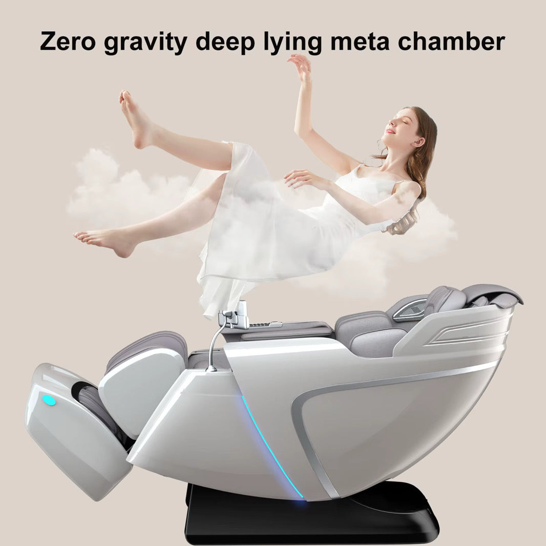 Zero Gravity Full-Body Massage Chair with Heat, Bluetooth & AI Voice Control