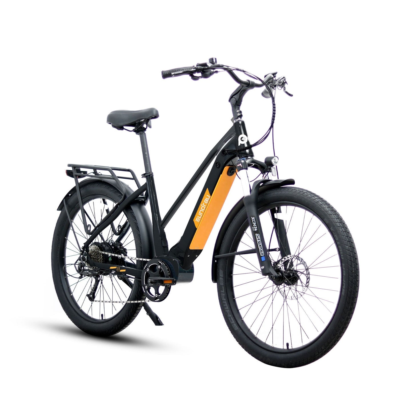 META275 One Point Zero Twenty Seven Point Five Inch City Electric Bike With 500W Hub Motor 20 MPH 35 To 65 Mile Range
