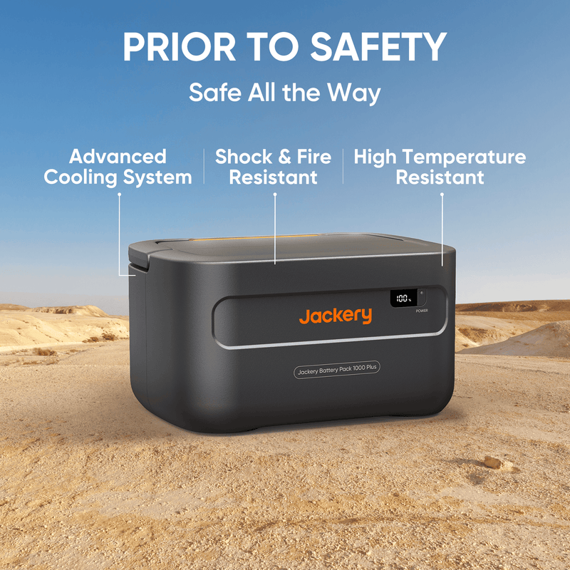 Jackery 1000 Plus Battery Pack — 1264Wh LiFePO4 Expansion