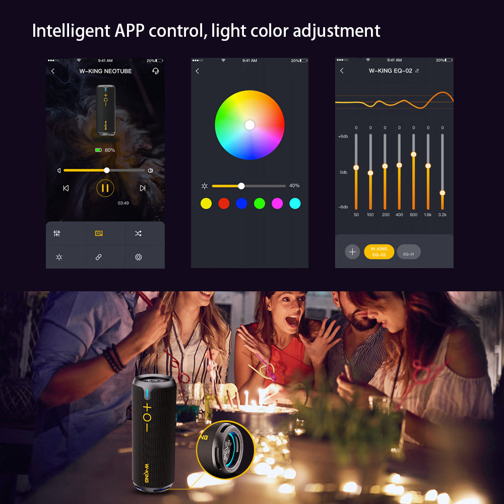 Wireless Bluetooth Speaker Dust Proof And Waterproof With Long Battery Life And Sleek Design