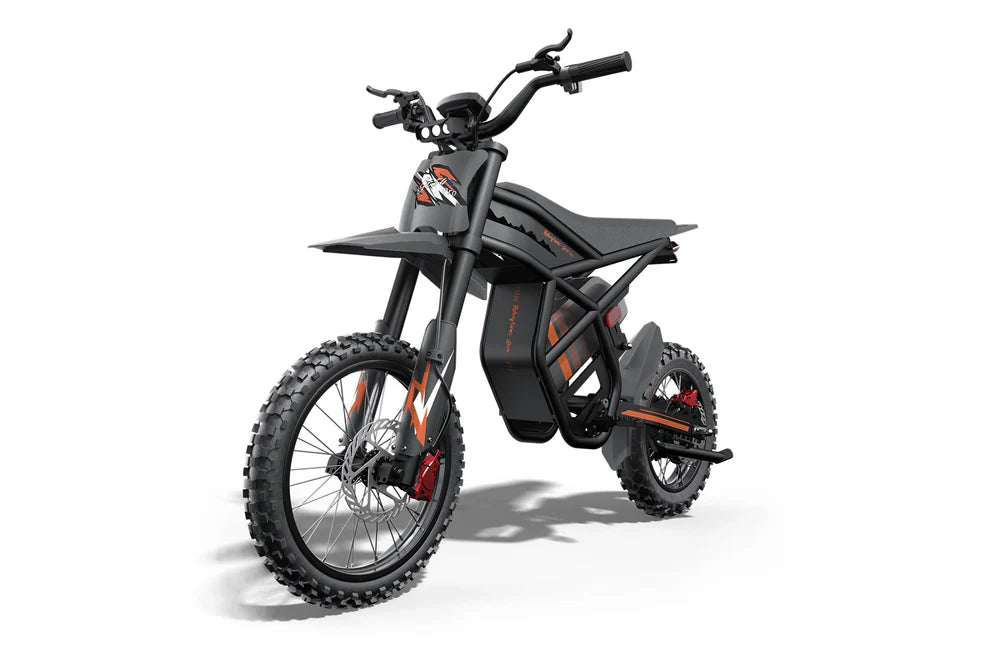 Mountain Beast GT54 Pro Electric Mini Dirt Bike 3000W Peak Power 49 MPH Top Speed 62 Mile Range All Terrain