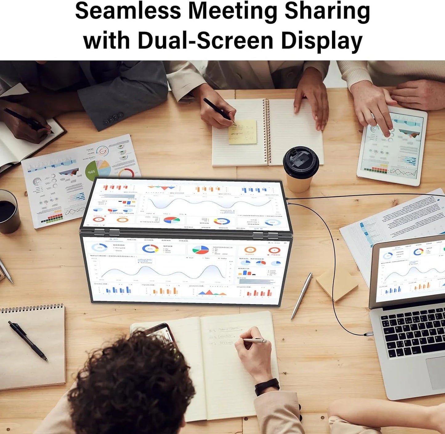 InnoView Foldable 23.8" Dual Monitor-INVPM609