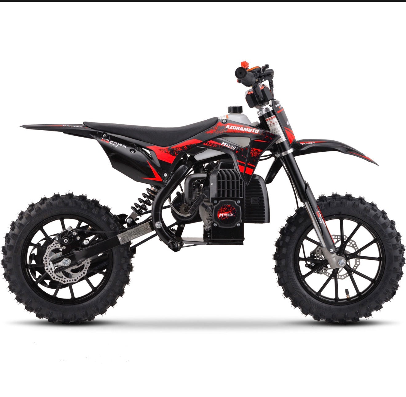 MotoTec Thunder 50cc Kids Gas Dirt Bike – Beginner Off-Road Motorcycle