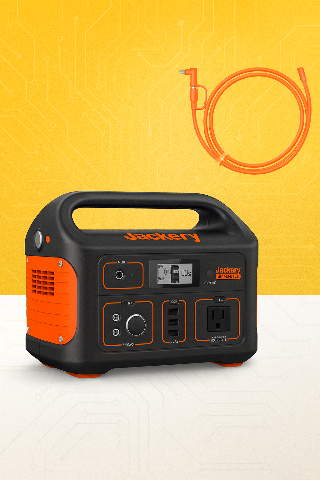 Jackery Explorer 500 Portable Power Station – 518 Wh | 500 W Output | Lightweight Solar Generator