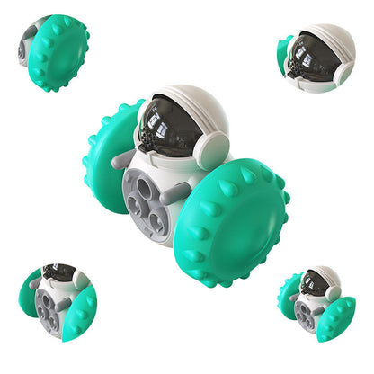 Intelligent Robotic Pet Training Toy with Food Leaker