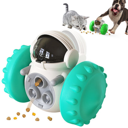 Intelligent Robotic Pet Training Toy with Food Leaker