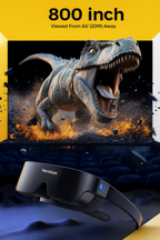 CORNMI NeoVista X7 Lite Smart 3D Head-Mounted Display – 800” Virtual Screen – 1080p Micro-OLED – 60 Hz – 750 nits – USB-C – Lightweight 8 oz – Black