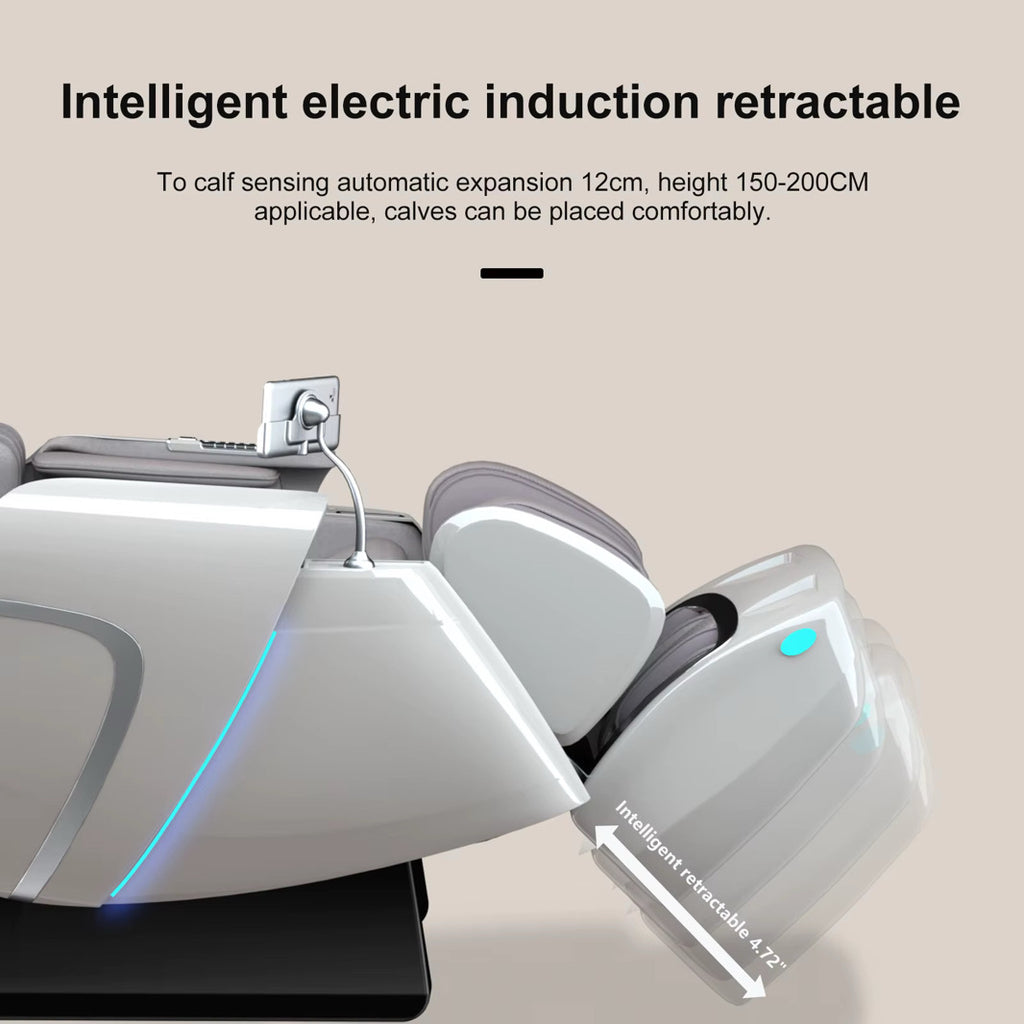 Zero Gravity Full-Body Massage Chair with Heat, Bluetooth & AI Voice Control