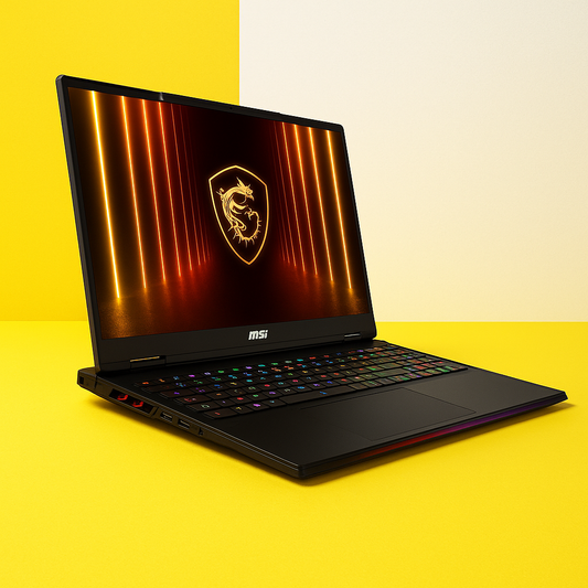MSI Raider A18 HX A9W (2025) – 18” UHD+ 120Hz IPS Gaming Laptop – AMD Ryzen 9 9955HX3D – GeForce RTX 5080 – 32GB RAM – 2TB SSD – Windows 11 Pro – Core Black by Swag House Store