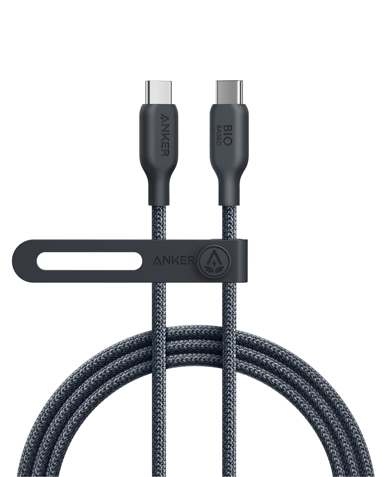 Anker 543 USB-C To USB-C Cable Bio-Braided 6 Ft Fast Charging Nylon Cable With Bio-Based Nylon Exterior
