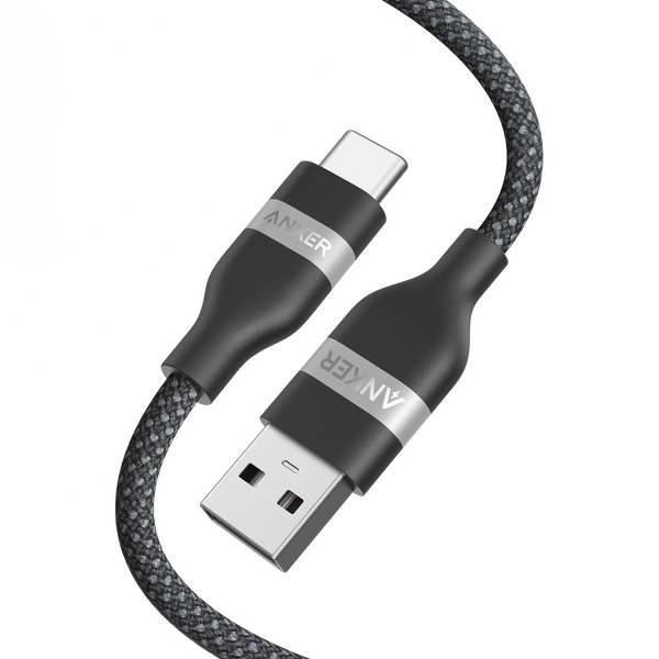 Anker USB-A to USB-C Cable (3 ft / 6 ft, Upcycled-Braided)
