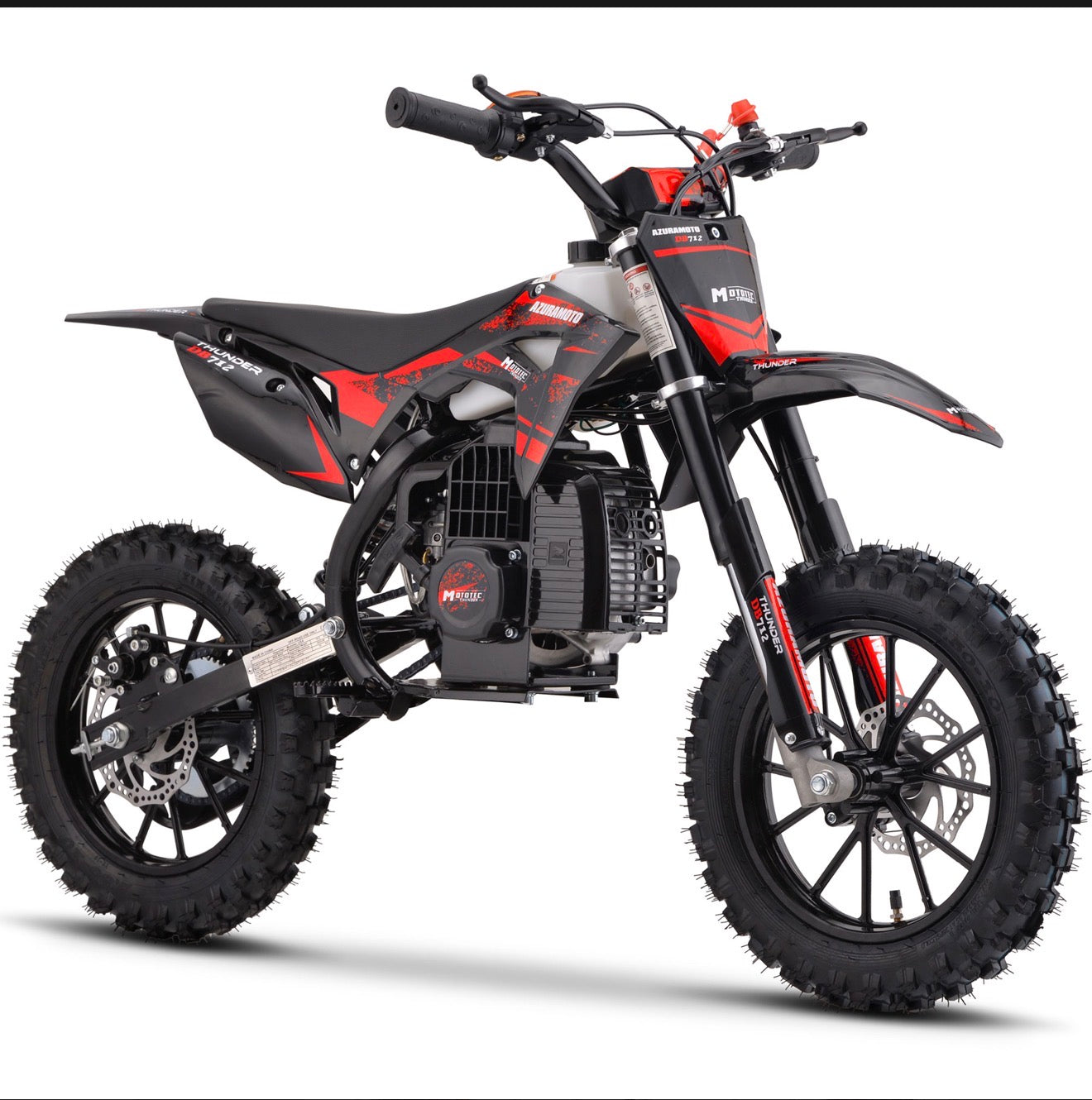 MotoTec Thunder 50cc Kids Gas Dirt Bike – Beginner Off-Road Motorcycle