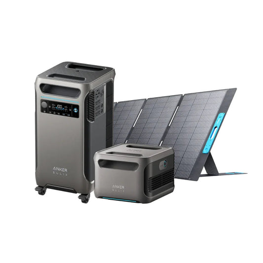 Anker SOLIX F3800 + Expansion Battery + 400W Portable Solar Panel
