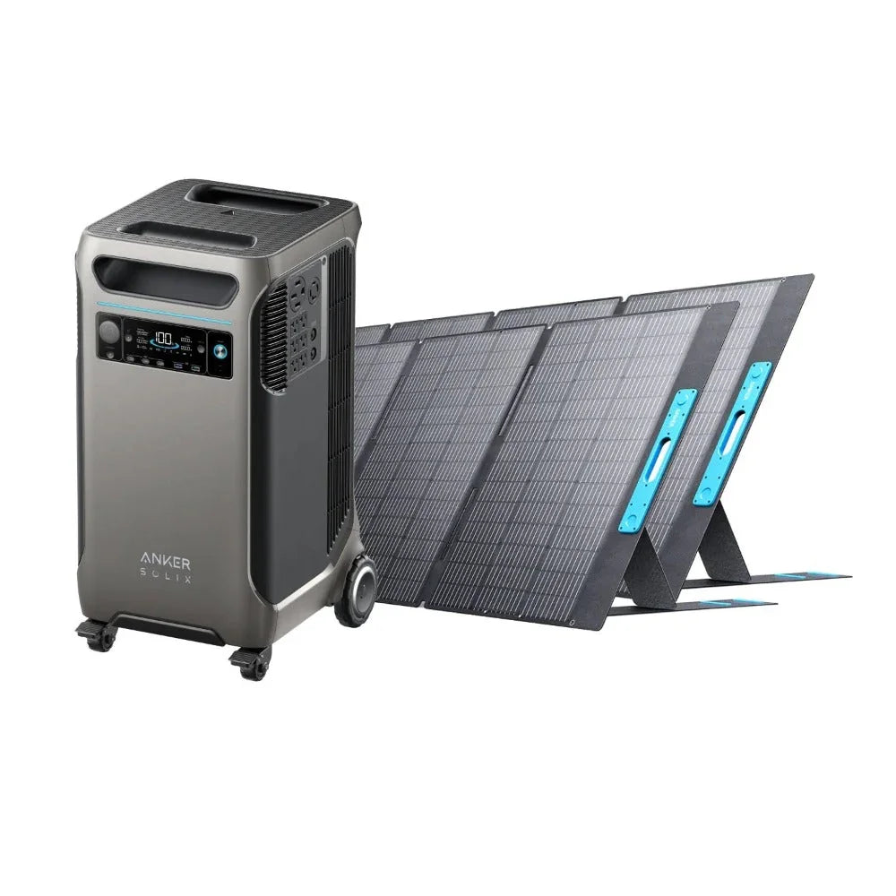 Anker SOLIX F3800 Solar Generator Kits (With a Free Anker SOLIX F3800 Protective Cover Bag)