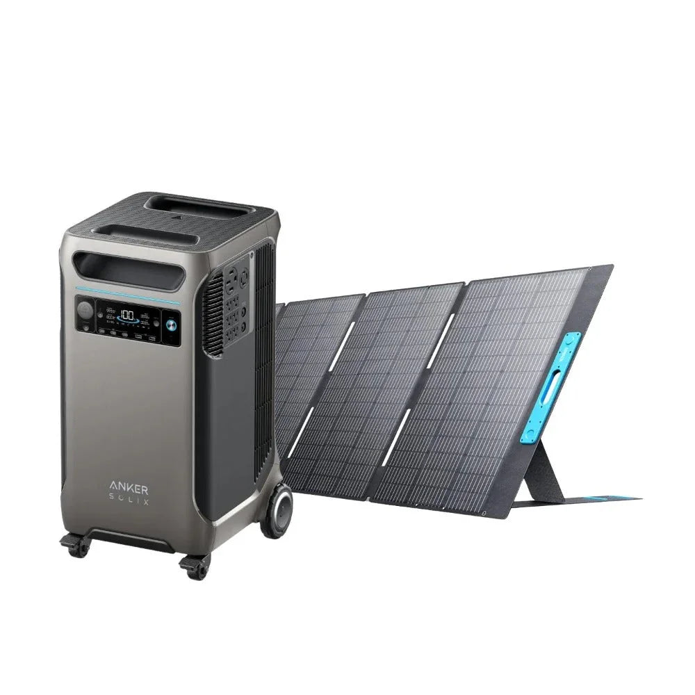 Anker SOLIX F3800 Solar Generator Kits (With a Free Anker SOLIX F3800 Protective Cover Bag)