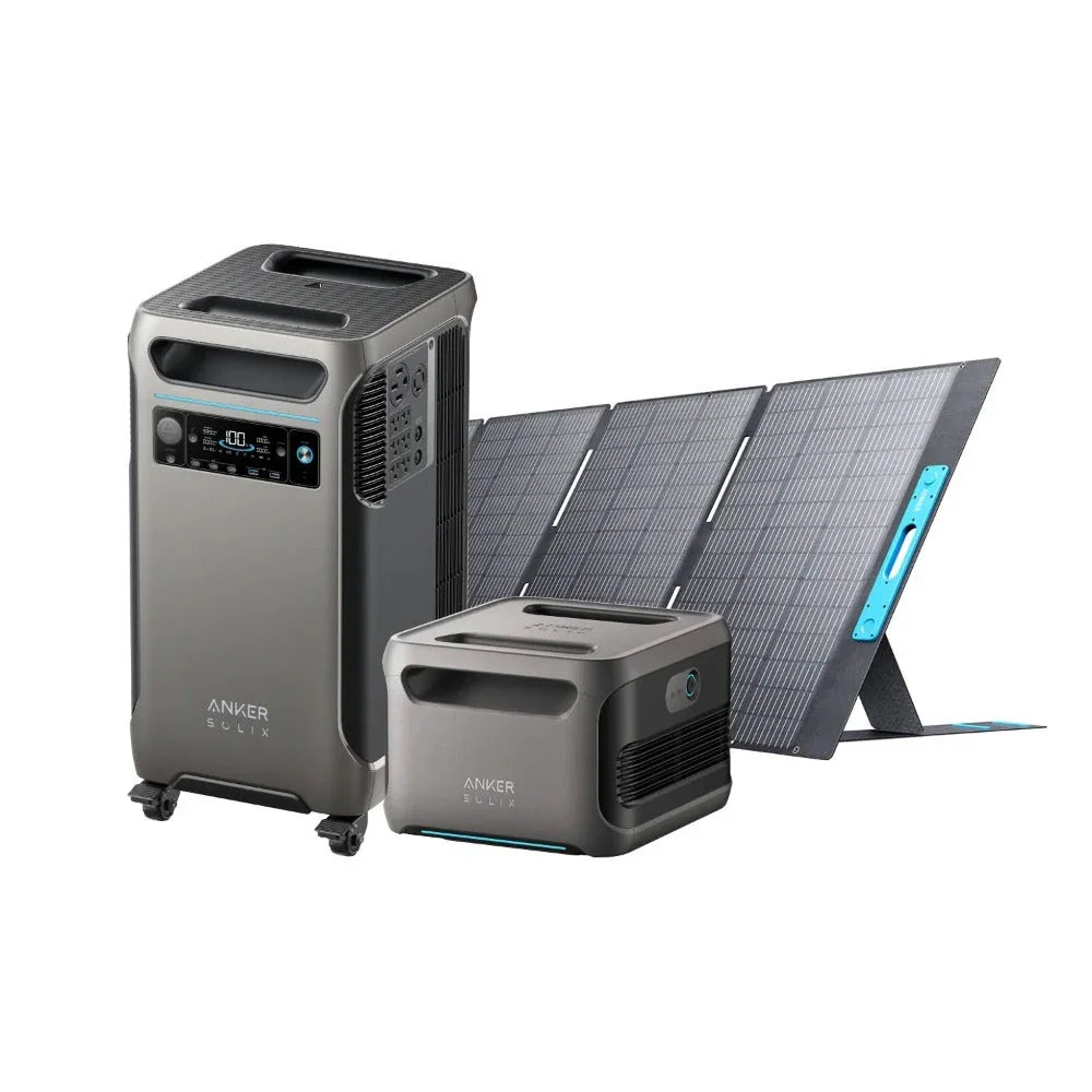 Anker SOLIX F3800 Solar Generator Kits (With a Free Anker SOLIX F3800 Protective Cover Bag)