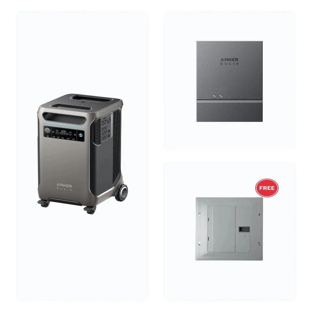 Anker SOLIX F3800 Smart Home Power Kit (With a Free Anker SOLIX F3800 Protective Cover Bag)